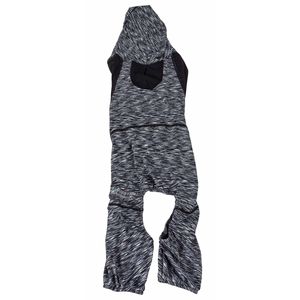 Felpa con Cappuccio Active Performance per Animali Domestici, Elasticizzata in 4 Direzioni, Bicolore, Design Melange per Riscaldamento Completo e Posizione Downward Dog - Product Image 4