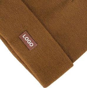 หมวกบีนนี่แฟชั่นคุณภาพสูงสำหรับฤดูหนาว สีสันหลากหลาย ผลิตตามสั่ง ขายส่ง หมวกหนาสำหรับฤดูหนาว ผู้ผลิต OEM - Product Image 4