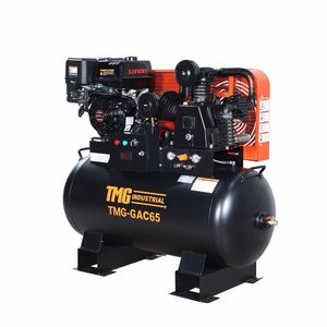 Compressore d'aria lubrificato TMG GAC65 con motore 14HP G420F, serbatoio orizzontale da 60 galloni, 18.5 CFM, 175 PSI, montabile su camion - Product Image 1