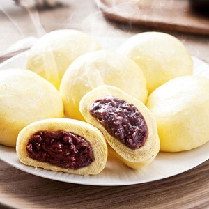 [MILWON] Set de Bollos al Vapor Anheung Congelados, Jjinppang Dulce Coreano de Frijol Rojo, Pan Tradicional para el Desayuno - Product Image 3