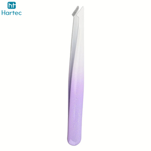 Lot de pinces à épiler pour sourcils au meilleur prix de gros, outils de beauté OEM en acier inoxydable de précision à pointe inclinée et pointue - Product Image 5