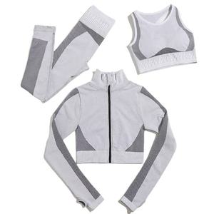 Econex Sports 2025 Ensemble de vêtements de sport 2 pièces pour femme Tenue de course d'hiver Tenue de sport d'entraînement pour le fitness - Product Image 1