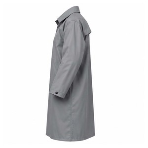 Veste de pluie longue unisexe personnalisable avec logo, imperméable, 100 % laine, écologique, séchage rapide, pour le travail industriel - Product Image 6
