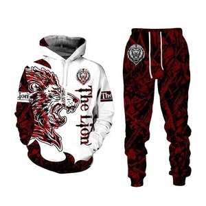 Ensemble de survêtement d'hiver pour homme Econex Sports 2025, taille plus, à capuche, 2 pièces, respirant, pantalon et sweat-shirt en polaire réversible - Product Image 2
