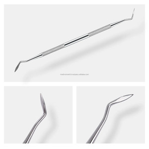 ชุดเครื่องมือตรวจฟันสแตนเลส 5 ชิ้น ประกอบด้วยกระจก ที่ขูดหินปูน แหนบ  ขายส่งจากผู้ผลิต - Product Image 6
