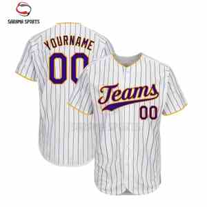 Camisetas de Béisbol Sublimadas Personalizadas Baratas para Hombre Adulto, Venta al por Mayor, Camisetas Sublimadas Personalizadas para Hombre, 100% Poliéster, Anti-UV, de Secado Rápido - Product Image 1