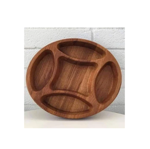 Plateau à fruits secs en bois en forme de bateau, design unique, qualité supérieure, article de vaisselle moderne, très demandé. - Product Image 2
