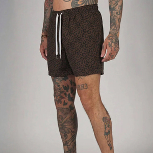 Pantalones Cortos Deportivos Personalizados para Hombre, de Tela Oxford Sólida, Ecológicos, Anti-UV, Impermeables, de Secado Rápido, Transpirables, Casuales, para Correr, Playa, Verano - Product Image 3