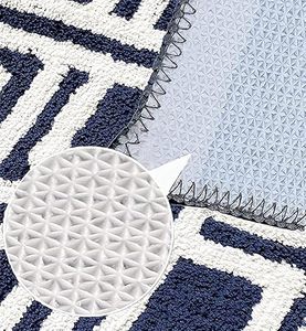 Tapis de salle de bain en polyester de luxe au design personnalisé, antidérapant, moelleux, pour le salon - Product Image 4