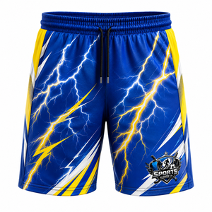 Pantalones Cortos de Fútbol Modernos al por Mayor, Tejido de Poliéster Reciclado Premium, Transpirables, que Absorben la Humedad, Elásticos en Cuatro Direcciones, Ropa Deportiva - Product Image 1