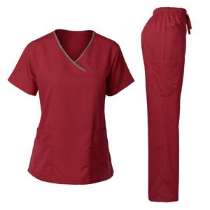Uniformes Médicos Transpirables Personalizados para Enfermeras, Conjuntos de Uniformes Quirúrgicos de Spandex para Enfermería, Unisex, Fabricante de Pakistán - Product Image 5