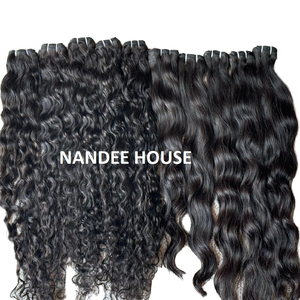 Indien 100% Non Transformés Vierge Remy Cheveux Ondulés Soyeux Droite Cuticule Aligné Frontal Bundle avec Kinky Drop Shipping Inclus - Product Image 1