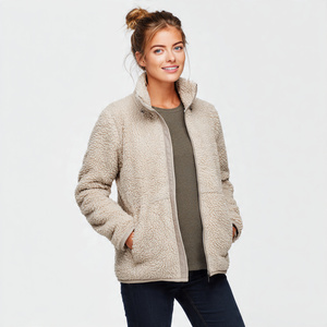 Chaqueta Sherpa para Hombre, Sudadera con Capucha y Cierre, Forro Polar Grueso, Chaqueta Sherpa con Capucha para Invierno, Suave y Sólida, con Bolsillo - Product Image 2