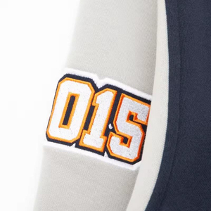 New Winter Casual Streetwear College Varsity <b>Jackets</b> Wool Stand Collar Front Logo Customized Wholesale Stylish <b>Warm</b> Layering - Product Image 6