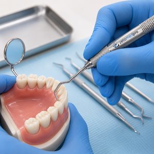 เครื่องมือทันตกรรมแบบใช้มือสำหรับการบูรณะฟัน รุ่น Premium Dental 17/18 Enamel Hatchet ผลิตจากเหล็กกล้าไร้สนิมเกรดทางการแพทย์ ความแม่นยำสูง สำหรับการผ่าตัดและบูรณะฟัน  OEM - Product Image 4