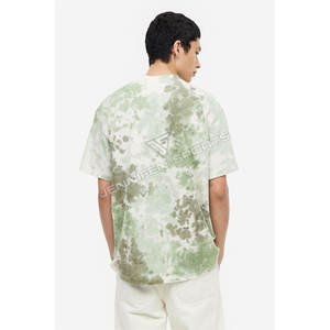 Camiseta de Manga Corta Informal de Verano para Hombre, 100% Algodón, Diseño Tie-Dye, Logotipo Personalizable, Transpirable, de Secado Rápido y Ligera - Product Image 6