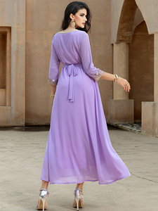 Abaya de luxe pour femmes musulmanes, robes abaya, abaya femme, robe musulmane, abaya de luxe, abaya Dubaï, abaya femmes, logo personnalisé, vente en gros 2026 - Product Image 2