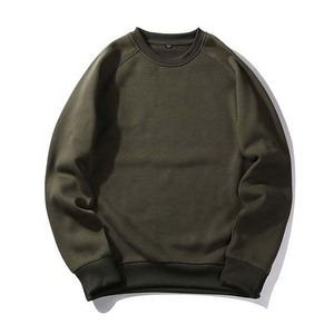 Sweat-shirts à capuche unisexes de haute qualité, brodés, teints unis, personnalisés, col rond, grande taille, pour hommes, en coton respirant - Product Image 1