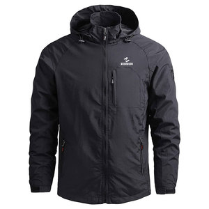 Vestes coupe-vent pour hommes sur mesure, respirantes, légères, vestes d'hiver - Product Image 1