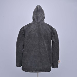 Sudadera con Capucha de Forro Polar Estampada Detroit 313 para Hombre, Oversize, Estilo Urbano Casual, con Bolsillo Frontal, Diseño Lavado Ácido, Bordado, Invierno - Product Image 5