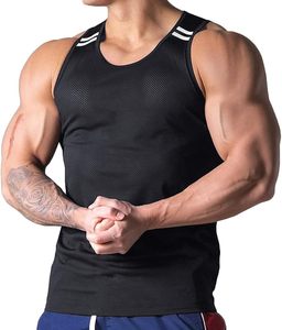 Débardeur de sport professionnel pour hommes, respirant, à séchage rapide, en tissu performant, sans manches, pour fitness, musculation, entraînement - Product Image 3