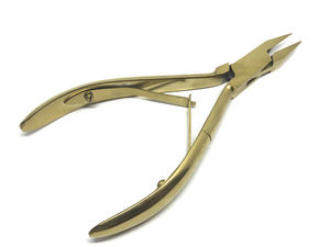 Cortacutículas Profesional Chapado en Oro con Doble Resorte y Mandíbula Afilada de Acero Inoxidable, Herramientas para Extensiones de Cabello, Precio de Fábrica - Product Image 2