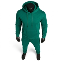 Survêtement à capuche pour homme, coupe droite, taille élastique, 260g, respirant, coupe régulière, style streetwear hiver, le plus vendu