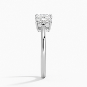 BOJ <b>Ring</b> 075 Asscher Cut 925 <b>Silver</b> Halo Prong Stone <b>Solitaire</b> Diamond <b>Ring</b> 2ct D Color VVS1 Moissanite GRA Certified Low Price - Product Image 2