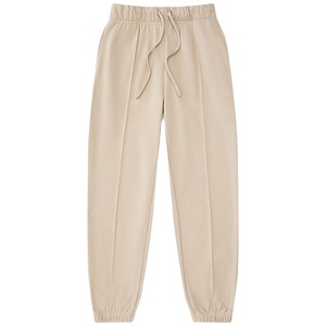 Pantalones deportivos de algodón con estampado de logotipo personalizado 2025 para hombre, suministro de fábrica, ODM, pantalones de chándal informales negros holgados para gimnasio y Fitness - Product Image 3