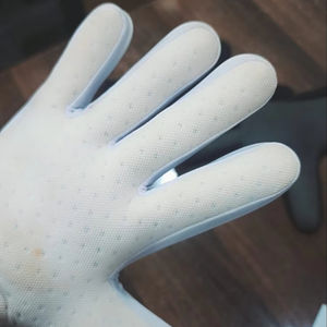 ถุงมือผู้รักษาประตูฟุตบอลกีฬานกอินทรีสีน้ำเงินกลางแจ้งใช้ได้ทั้งชายและหญิงขนาด6/10จากเยอรมันมีตะขอเหนียวสำหรับแปะนิ้วแบบม้วน - Product Image 2