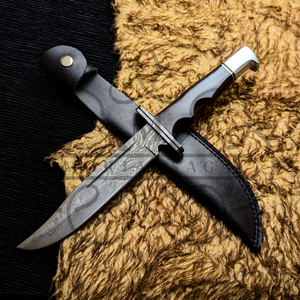 Premium Handmade Hunting & Bowie Knives Collection with Wooden and Steel Handles - Product Image 5