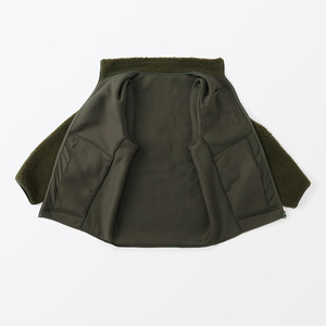 Veste en polaire Sherpa avec logo brodé personnalisé, vêtements d'extérieur chauds d'hiver, vêtements décontractés en polaire, fabrication OEM, vente en gros - Product Image 2