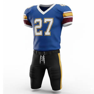 Conjunto de uniforme de fútbol americano para hombre, camiseta y pantalones, tela transpirable, adecuada para partidos de práctica y entrenamiento de equipo. - Product Image 6