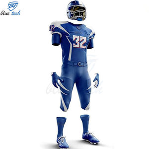 Breathable Printed Short Sleeve American Football Uniform Set Custom Sublimation Jersey Pants Quick Dry for Training Matches - Product Image 4