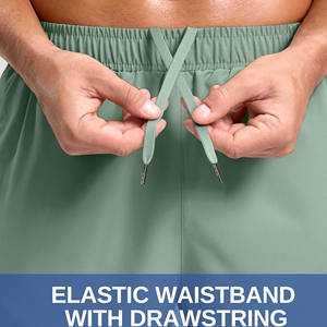 Short de course tendance pour homme, décontracté, fitness, course à pied, tennis, coupe ample, taille élastique, logo personnalisé - Product Image 6