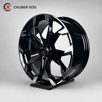 جنوط سيارات كاليبر إكسكل عالية الجودة مصنوعة من سبائك الألومنيوم 6061-T6 بخمسة أذرع مزدوجة، مقاس 20-24 بوصة، PCD 5x112 لسيارات بي إم دبليو وأودي ومرسيدس بنز