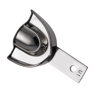 Bandeja de Impresión Dental Manual Premium Edge U5, Sólida, Talla Superior XS, Acero Inoxidable Alemán, Reutilizable, Autoclavable, Sin Perforaciones - Product Image 3