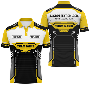 Jersey Personalizado para Equipo de Motociclismo de Carreras, Transpirable, Resistente al Viento, de Secado Rápido y Manga Corta para Deportes de Motor - Product Image 5