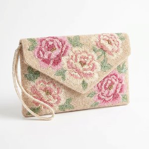 Bolsos de Mujer con Solapa y Cuentas, Estilo Bohemio, de Boutique, con Correa Única y Cierre de Gancho y Bucle, Bordado Artesanal, Tipo Clutch, Venta al por Mayor, Fabriva Exports - Product Image 2