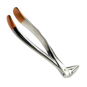 Pinzas de extracción dental de punta de pico de pájaro para raíces inferiores, mango dorado, pinzas quirúrgicas dentales, pinzas de extracción dental - Product Image 6