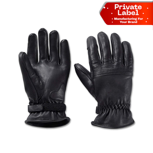 Gants de moto antichoc rembourrés en gel, réduction des vibrations, gants de motard réfléchissants pour la sécurité nocturne, haute visibilité - Product Image 1