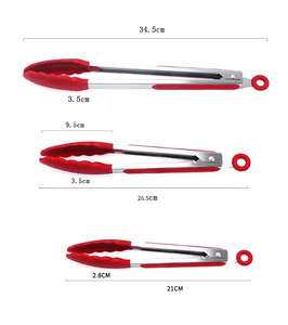 Pinzas de silicona resistentes al calor para una experiencia segura de cocina, horneado, fritura, asado y servicio de barbacoa - Product Image 2