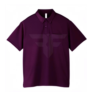 Chemises décontractées personnalisées pour hommes en polyester, manches longues ou courtes, anti-plis, boutonnées, avec logo brodé ou imprimé, ODM, taille XL, vêtements de travail - Product Image 1