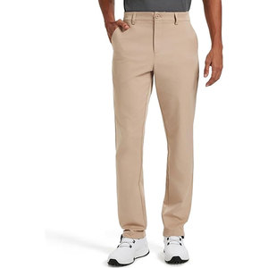 Mens Classic Fit Stretch Golf and Dress <b>Work</b> Pants All Day Comfort Performance <b>Trousers</b> for Business and Travel Comfortable - Product Image 1