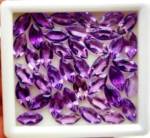 Natural <b>Amethyst</b> 5mm 10mm Marquise Cut Faceted Gemstones Calibrated Purple <b>Amethyst</b> Stone For Jewelry Making Wholesale Bulk - Product Image 6