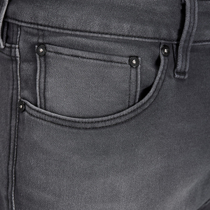 Shorts en jean droits imprimés de haute qualité, nouveau design, broderie personnalisée, effet vieilli, taille mi-haute, fermeture boutonnée - Product Image 5