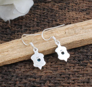 Auténticos Pendientes de Turquesa Natural, Plata de Ley 925, Gema Azul Sleeping Beauty, Joyería Dominicana Genuina al por Mayor - Product Image 6