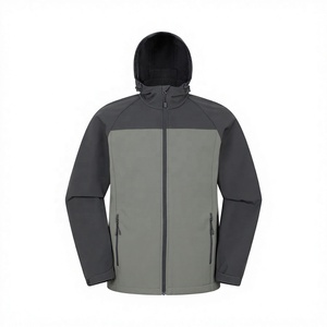 Spring Softshell Outdoor Jacket for <b>Mens</b> Jackets Custom Logo Hooded Windbreaker Sports <b>Coat</b> <b>Men's</b> Regular Sleeve Jackets OEM ODM - Product Image 1