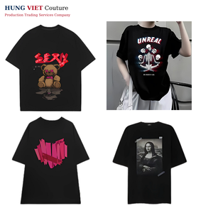 เสื้อยืดฮาโลวีนแนวอินเทรนด์ DTG สำหรับแฟชั่นฤดูใบไม้ร่วงทรงโอเวอร์ไซส์ทำจากผ้าฝ้าย100เปอร์เซ็นต์ - Product Image 3