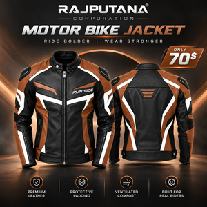 Chaqueta de Motociclista de Cuero para Hombre, Diseño Personalizado, Transpirable, Resistente al Viento, con Cremallera Completa, Chaqueta de Moto de Cuero PU - Product Image 1